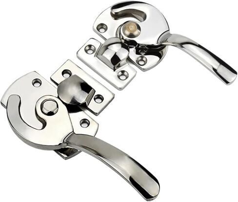 304 Stainless Steel Rotary Forced Close Door Handle Precision Casting Industrial Equipment Engineering Mechanical Seal Door Lock(Stainles Steel Left,Small Size) in Saudi Arabia