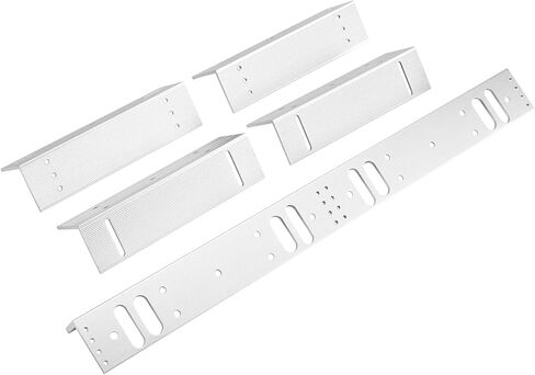 Double Door Electromagnetic Lock, 12V DC Fail-Safe Surface-Mount Magnetic Door Lock with ZL Bracket, Status Indicator & Signal Output, 600LBS Holding Force for Indoor Access Control Systems in Kuwait