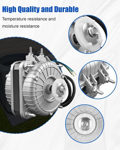 YZF6-13 Condenser Fan AC Motor Fit for Small Ventilation Equipment Refrigeration Equipment Radiators Evaporators Used for Commercial Freezer Rooms Etc, 1550 RPM 120V 60HZ 33W 0.55A in Saudi Arabia