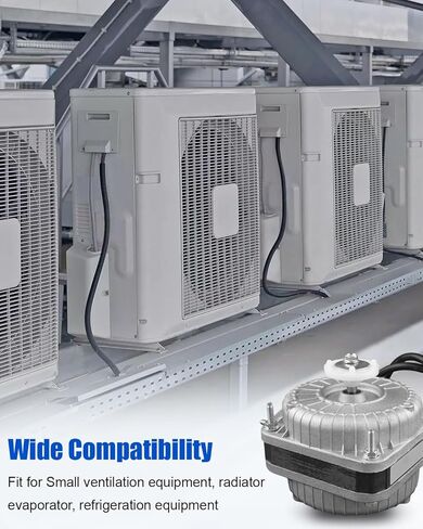 YZF6-13 Condenser Fan AC Motor Fit for Small Ventilation Equipment Refrigeration Equipment Radiators Evaporators Used for Commercial Freezer Rooms Etc, 1550 RPM 120V 60HZ 33W 0.55A in Saudi Arabia