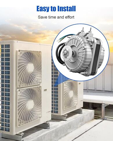YZF6-13 Condenser Fan AC Motor Fit for Small Ventilation Equipment Refrigeration Equipment Radiators Evaporators Used for Commercial Freezer Rooms Etc, 1550 RPM 120V 60HZ 33W 0.55A in Saudi Arabia
