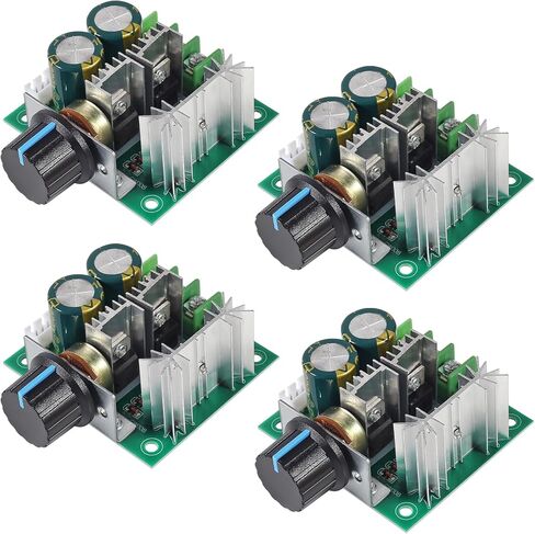 4Pcs 12V-40V 10A DC Auto PWM Motor Speed Control Switch 12V 24V 30V 40V 13KHZ Regulator Governor Speed Controller Voltage Switch 10A 50V 1000uF Regulator Dimmer in Saudi Arabia