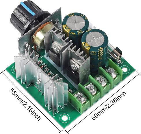 4Pcs 12V-40V 10A DC Auto PWM Motor Speed Control Switch 12V 24V 30V 40V 13KHZ Regulator Governor Speed Controller Voltage Switch 10A 50V 1000uF Regulator Dimmer in Saudi Arabia