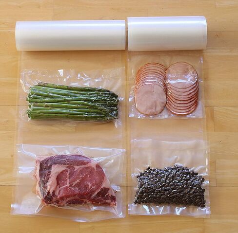 Vacuum Seal Bags,PA Material Food Grade Vacuum Sealer Food Storage Saver Bag with Unique Multi Layer Construction for Vacuum Packaging Aseptic Packaging(25x500cm/9.84x196.85in) in Saudi Arabia