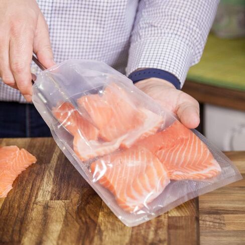 Vacuum Seal Bags,PA Material Food Grade Vacuum Sealer Food Storage Saver Bag with Unique Multi Layer Construction for Vacuum Packaging Aseptic Packaging(25x500cm/9.84x196.85in) in Saudi Arabia