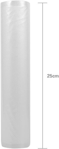 Vacuum Seal Bags,PA Material Food Grade Vacuum Sealer Food Storage Saver Bag with Unique Multi Layer Construction for Vacuum Packaging Aseptic Packaging(25x500cm/9.84x196.85in) in Saudi Arabia
