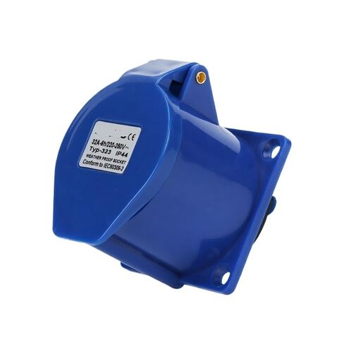 ZQ-323 مقبس الطيران 3 ثقوب 3X32A مقاوم للماء IP44 مقبس صناعي مباشر مخفي 32a (3 كور 32A 323 مجوف) in Kuwait