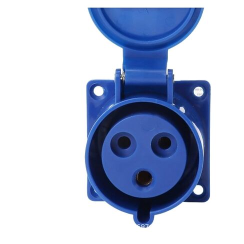 ZQ-323 مقبس الطيران 3 ثقوب 3X32A مقاوم للماء IP44 مقبس صناعي مباشر مخفي 32a (3 كور 32A 323 مجوف) in Kuwait