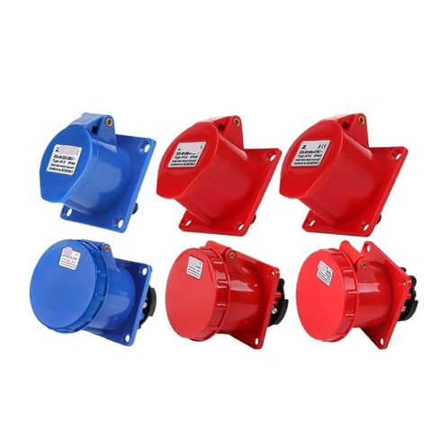 1 قطعة 16/32A مقبس الطيران IP44 مقاوم للماء ثلاثة/4/5 الأساسية ثلاث مراحل أربعة أسلاك الصناعية مخفي المقبس (3233 الأساسية 32A جوفاء) in Kuwait