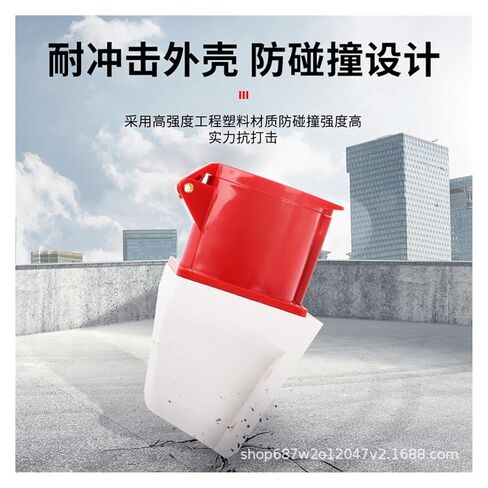 مقبس صناعي مكشوف ثلاثي الطور بأربعة أسلاك 5 فتحات 32A مقاوم للماء IP44 ZQ-125 (5 كور 32A -125 - مجوف) in Kuwait