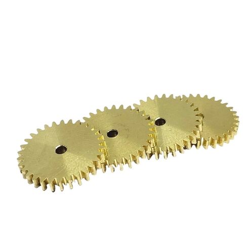 Steel Heavy Duty Motor Pinion Gear 2pcs 0.5M 30T Copper Gear 1.98 2.02 3.02mm Hole Diameter X Thickness 2/3mm(3.02mm -T 3MM) in Saudi Arabia