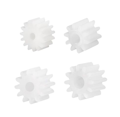 Steel Heavy Duty Motor Pinion Gear 10pcs 8/10/12/16 Teeth 2mm Hole Dia Plastic Shaft Gear Motor Parts Toy Accessories 082/102/122/162A(10 Teeth) in Saudi Arabia