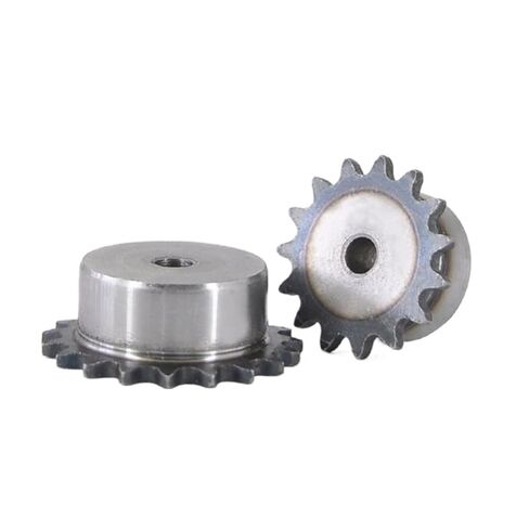 Steel Heavy Duty Motor Pinion Gear 1pcs 04C Chain Gear Steel 9T/10T/11T/12T/13T/14T/15T/16T/17T/18T/19T Teeth Industrial Sprocket Wheel(18 Teeth) in Saudi Arabia
