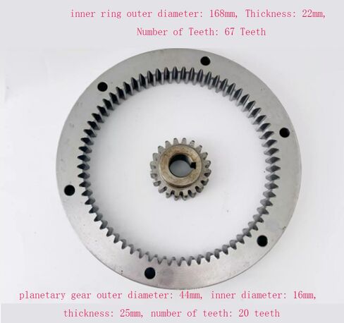 Generic Inner ring planetary gear, material: stainless steel（ Outer diameter of inner gear ring: 168mm, Thickness: 22mm, Number of Teeth: 67 Teeth) in Saudi Arabia