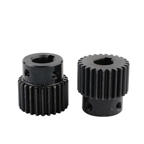 Steel Heavy Duty Motor Pinion Gear Nylon Motor Wheel 20 25 Teeth 12 .7 14mm Spur Gear Synchronous CNC Router Engraving(14mm-20 Teeth) in Saudi Arabia