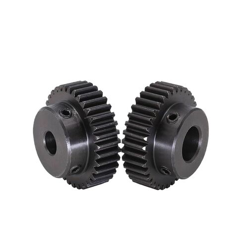 Steel Heavy Duty Motor Pinion Gear 1pcs Module 1 Motor Gear 1M-36T/37T/38T/39 Teeth Carbon Steel Spur Bore Size 6mm(37 Teeth) in Saudi Arabia