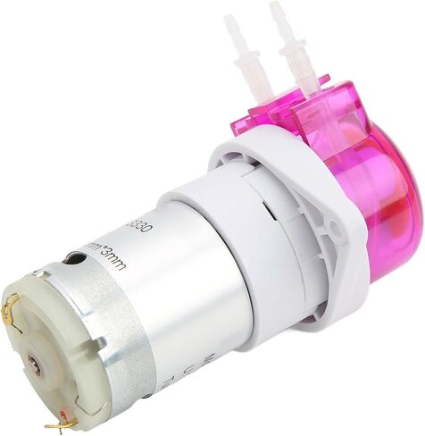 aqxreight Peristaltic Liquid Pump Strong Suction Small Dosing Pump for Lab Analytic Pharmaceutical DC 12V 3 X 5mm 800 Small Life Noise Pollution Red Dosing Lifespan This Motor Powerfu (1 * 3mm) in Saudi Arabia