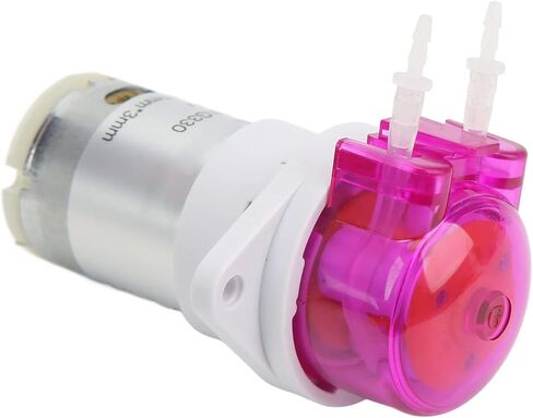 aqxreight Peristaltic Liquid Pump Strong Suction Small Dosing Pump for Lab Analytic Pharmaceutical DC 12V 3 X 5mm 800 Small Life Noise Pollution Red Dosing Lifespan This Motor Powerfu (1 * 3mm) in Saudi Arabia