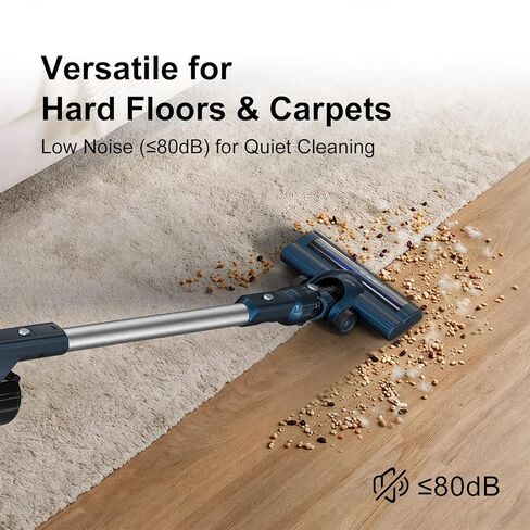 Corded Vacuum Cleaner Powerful Suction Dual Filtration with HEPA Filters One-Touch Dustbin Emptying Ultra-Lightweight & Portable Ideal for Home Cleaning 16.5-Foot Power Cord in Saudi Arabia