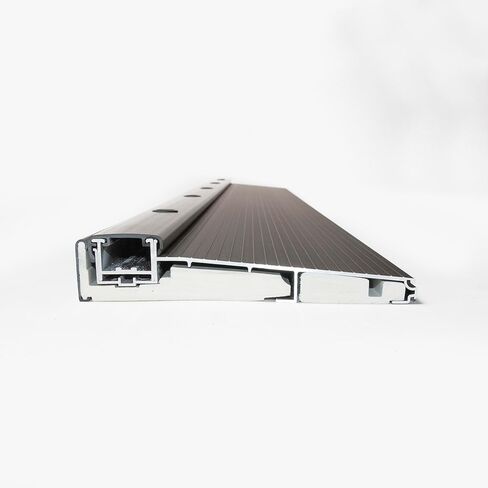 Ultra-Wide 7" (inch) Black Adjustable Aluminum Threshold Add on Extension Available - Heavy Duty - Commercial and Residential, Durable, Adjustable for Any Doorway. (36 inches) in Saudi Arabia