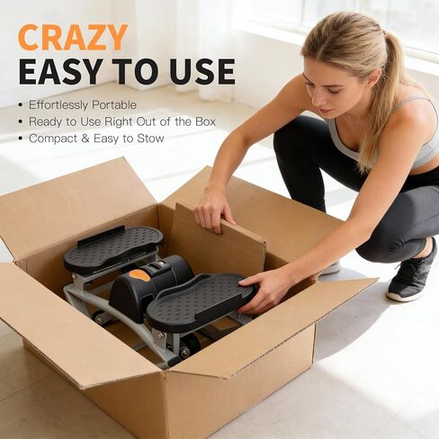 جهاز هزاز للياقة البدنية من الجانب إلى الجانب للتمرين في المنزل، منصة هزازة جانبية مناسبة للتمرين للنساء، آلات تسلق عمودية صغيرة محمولة in Kuwait