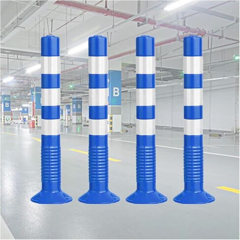 Flexible Safety Bollard,Traffic cones, Multi Coloured Caution Cones for Parking Lot Foldable Bollards for Driveway Delineator Post(Yellow) in Saudi Arabia