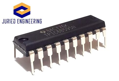 TPIC6B595N TPIC6B595 Power Logic 8-Bit Shift Register مع 150mA/ch صديق للوحة التجارب IC DIP-20 (قطعة واحدة) in Kuwait