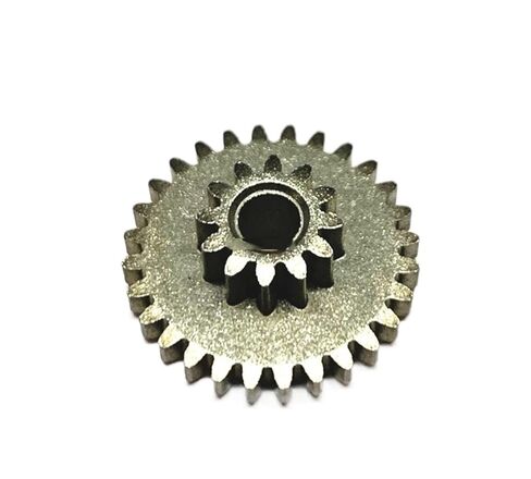 Steel Heavy Duty Motor Pinion Gear 2pcs Metal Double Gear 0.5M 12T-28T 3mm Hole Motor Shaft Loose Match in Saudi Arabia