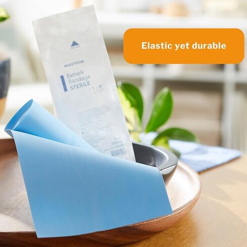 ضمادات McKesson Esmark للإصابات البسيطة والإجهاد والالتواء، غلاف ضغط ذاتي الالتصاق، لمسة نهائية ناعمة - 6 × 4 بوصة، عدد واحد، 20 عبوة، 20 إجماليًا in Saudi Arabia