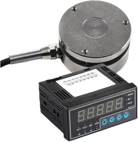 مستشعر خلية الحمل مع عرض المؤشر، قوة اختبار ضغط الوزن، تيار متردد 100-240 فولت، أقصى نطاق 0-5000 كجم/11000 رطل/49 كيلو نيوتن، قوة ضغط مصغرة (مؤشر 0-100 كجم) in Kuwait