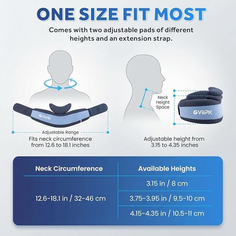 Ice Silk Neck Brace,Neck Brace Cervical Collar,Neck Support Brace for Sleeping Soft,Breathable Cervical Collar for Pain Relief/Posture Correction,Travel, Workers & Neck Injury Recovery for Women & Men in Saudi Arabia