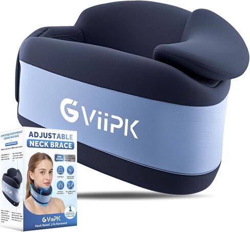 Ice Silk Neck Brace,Neck Brace Cervical Collar,Neck Support Brace for Sleeping Soft,Breathable Cervical Collar for Pain Relief/Posture Correction,Travel, Workers & Neck Injury Recovery for Women & Men in Saudi Arabia