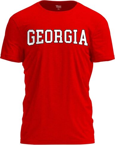 Georgia T-Shirt – Bold Sport State Letters Tee for Fans and Game Days in Saudi Arabia