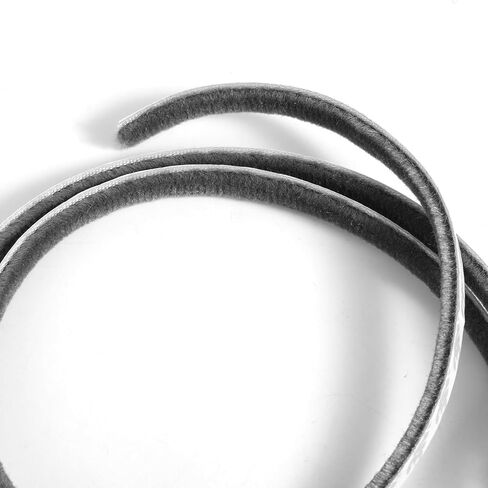 5m/16.4ft Weather Stripping Window Seal, 0.9x0.4cm/0.35x0.16in Self-Adhesive Soundproof Door Seal Strip for Insulation & Noise Reduction Door Window Gap Filler (Gray) in Saudi Arabia