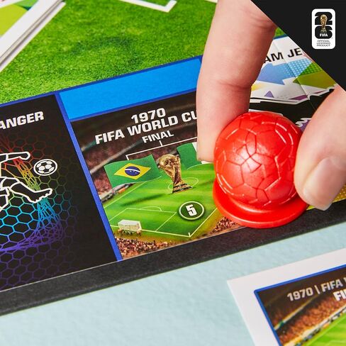 Monopoly Panini Prizm: FIFA World Cup Game I Soccer Board Game with Monopoly Panini Prizm FIFA World Cup 2026 Trading Cards I Ages 8+ in Saudi Arabia