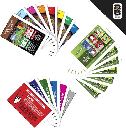 Monopoly Panini Prizm: FIFA World Cup Game I Soccer Board Game with Monopoly Panini Prizm FIFA World Cup 2026 Trading Cards I Ages 8+ in Saudi Arabia