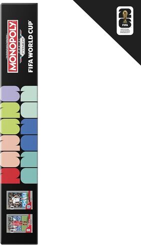 Monopoly Panini Prizm: FIFA World Cup Game I Soccer Board Game with Monopoly Panini Prizm FIFA World Cup 2026 Trading Cards I Ages 8+ in Saudi Arabia
