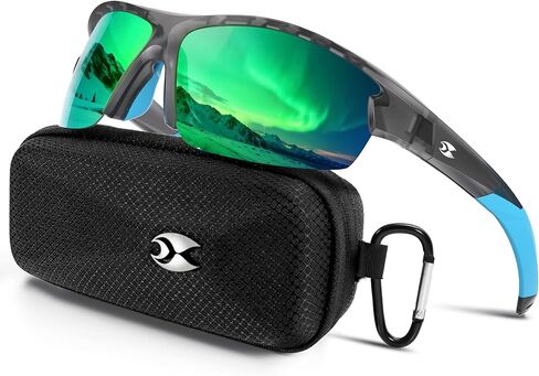 نظارات شمسية رياضية مستقطبة Suoso للرجال: نظارات شمسية للنساء للحماية من الأشعة فوق البنفسجية لصيد الأسماك وركوب الدراجات والجري in Kuwait