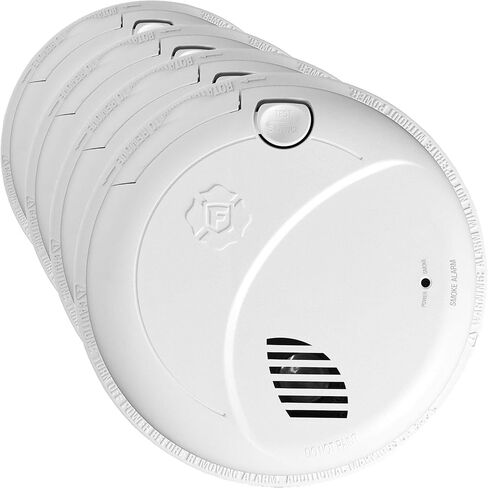 أول تنبيه SM100V-AC ، إنذار الدخان الصلبة المتواصل مع تنبيهات البطارية والبطارية الصوتية ، حزمة واحدة in Saudi Arabia