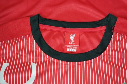 Icon Sports Men متوافق مع ليفربول، متوافق رسميًا مع قميص بولي جيرسي من LiverpoolSoccer -08 XL أحمر in Kuwait