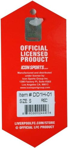 Icon Sports Men متوافق مع ليفربول، متوافق رسميًا مع قميص بولي جيرسي من LiverpoolSoccer -08 XL أحمر in Kuwait
