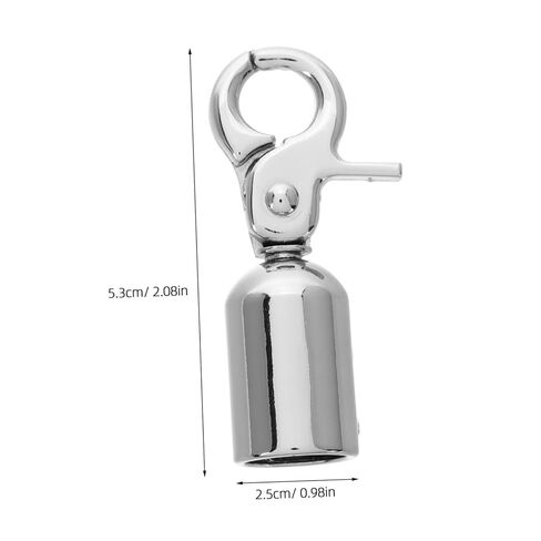 Operitacx 4pcs Alloy Rope End Snap Hooks Safety Lanyard Function Heavy Duty Metal Cord End Stoppers for Crowd Control and Camping Sturdy and Reliable Guardrail Hook in Saudi Arabia