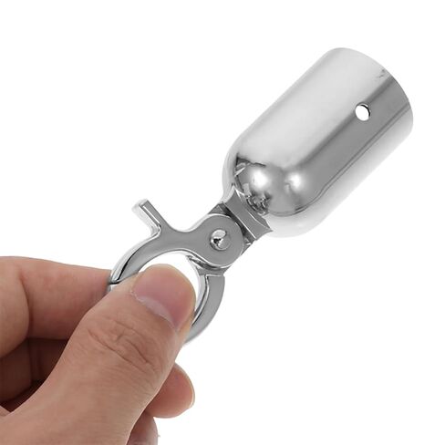 Angoily 6Pcs Stainless Steel Rope End Caps with Hook Inner Diameter Durable Cord Lock Stoppers for Versatile Use Indoor and Outdoor Environments in Saudi Arabia