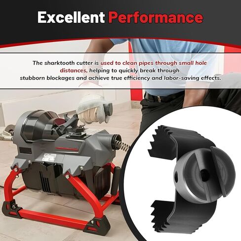 3 بوصة T-150-1 3 بوصة استبدال قاطع سن القرش لـ 98055، متوافق مع كابل Ridgid المقطعي C-10 in Kuwait