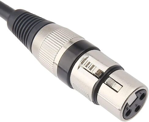 أنثى XLR إلى 1/4 (6.35 ملم) TS مونو جاك كابل ميكروفون غير متوازن سلك ميكروفون للميكروفون الديناميكي - 6.6 قدم / 2 متر in Kuwait