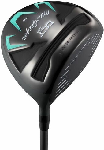 MacGregor Golf Ladies DCT3000 Premium Graphite Irons Graphite Woods Golf Club & Cart Bag Package Set, Mens Right Hand, Navy/White in Saudi Arabia