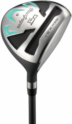 MacGregor Golf Ladies DCT3000 Premium Graphite Irons Graphite Woods Golf Club & Cart Bag Package Set, Mens Right Hand, Navy/White in Saudi Arabia