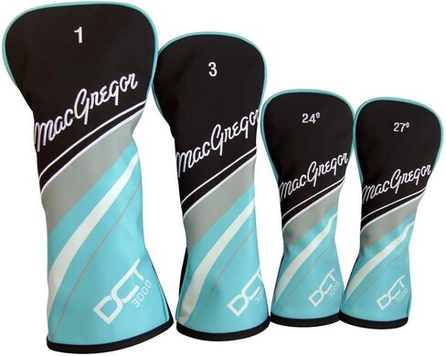 MacGregor Golf Ladies DCT3000 Premium Graphite Irons Graphite Woods Golf Club & Cart Bag Package Set, Mens Right Hand, Navy/White in Saudi Arabia