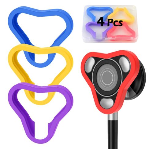 Open Protection Cover Compatible with EKO Core 500 Digital Stethoscope – 4 Pack Protective Case, Shockproof & Durable Cover for EKO Stethoscope, Accessories for EKO Core 500 Digital Stethoscope in Saudi Arabia