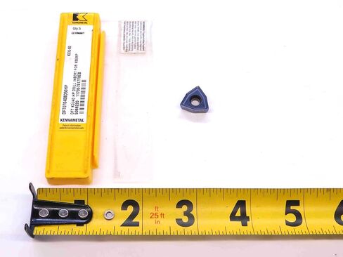 1 قطعة جديد KENNAMETAL DFT070408D50HP KCU40 TiN & TiAlN المغلفة كربيد الحفر إدراج-NS0580BU5 in Kuwait